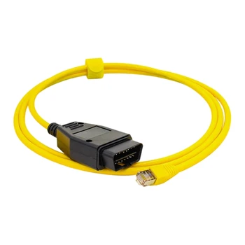Yeni ESYS Veri Kablosu-BMW ENET Ethernet OBD Arayüzü E-SYS ICOM Kodlama için Seri Teşhis Kablosu 2M