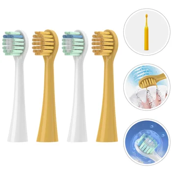 4 Adet Elektrikli Diş Fırçası Kafaları Elektrikli Diş Fırçası Yedek Kafaları Diş Fırçası Parçaları