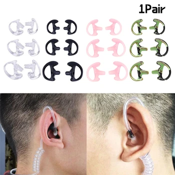 1 Çift Çevre Dostu Silikon Üçgen Earmuffs Yerine Kulaklık Eklemek Akustik Bobin Tüp Ses Kitleri Kulaklık Aksesuarları