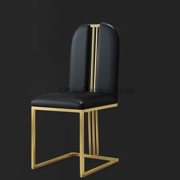 İskandinav Rahat yemek sandalyeleri Altın Bacaklar Koruma Moda Minimalist yemek sandalyeleri Temizle Relax Sillas İç Dekorasyon