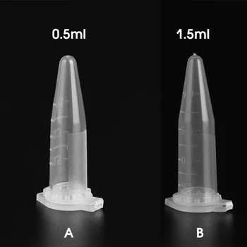 100 Adet Santrifüj tüpü Taşınabilir Sızdırmaz Mikrosantrifüj Tüpleri Konteyner Test Aksesuarları Malzemeleri 0 5ml