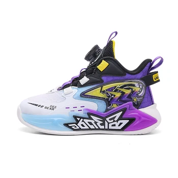 Çocuk Sneakers Erkek basketbol ayakkabıları Marka Çocuk Ayakkabıları Açık Koşu Spor Tenis Ayakkabıları Erkek Kız kaymaz gündelik ayakkabı
