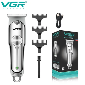 VGR Saç Kesme Makinesi Akülü Saç Düzeltici Profesyonel Saç Kesme Elektrikli Saç Kesimi Makinesi T-Bıçak Kesme Makinesi Erkekler için V-071