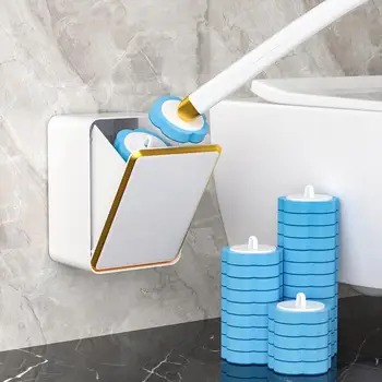 Banyo Kase Değnek Doldurulabilir Kokulu Tuvalet Fırçası Ev Banyo Temizleme Fırçaları Çok Amaçlı Tuvalet Değnek Kafa Temizleyici