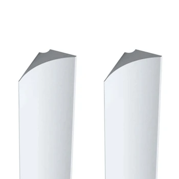 2X Su Tutucu Şerit Silikon Su Bariyeri Lavabo Su Bariyeri mutfak tezgahı Beyaz 60Cm Uzun