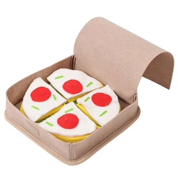 Pet Snuffle Pad Pizza Oyuncak Küçük Pet Yavaş Besleme Davranır Pad Kapalı Köpek Bulmaca Dropship