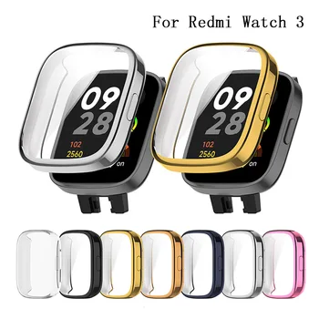 Yumuşak TPU Kılıf Redmi İçin İzle 3 Akıllı Watchband Ekran Koruyucu Tampon Kabuk Xiaomi Redmi için Watch3 Kapak Kılıfları
