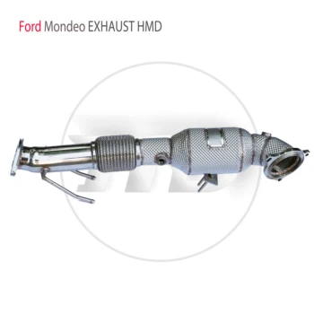 HMD Paslanmaz Çelik Egzoz Sistemi Yüksek Akış Performansı İniş Borusu Ford Mondeo İçin Otomatik Modifikasyon