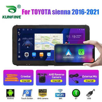 Araba Radyo TOYOTA sienna 2016-2021 İçin Octa Çekirdek android araç DVD oynatıcı GPS Navigasyon Araba Stereo Cihazı Ana Ünite Carplay Android Otomatik