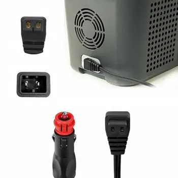 Araba Buzdolabı Sigara Kablosu Soğutucu Şarj Değiştirme Hattı 12V Araba Buzdolabı İsıtıcı Uzatma Güç Kablosu Fişi 2M