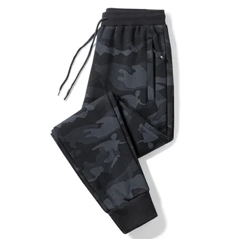 Kamuflaj erkek Sweatpants Camo Joggers Erkekler Artı Boyutu 5XL Spor Pantolon Pantolon Büyük Boy Askeri Streetwear Giyim