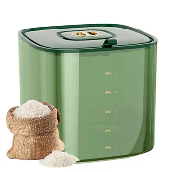 Pirinç Dağıtıcı Pirinç Kutusu Dağıtıcı Tahıl Kuru Gıda Pirinç Kovası Sızdırmaz Pirinç Depolama Tankı Un Kiler Tezgah Mutfak