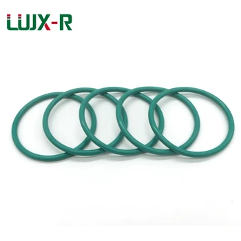 LUJX-R 10 adet 3.55 mm FKM O Ring Conta Yıkayıcı o-ring Yağ Geçirmez KİMLİK 26.5/28/30/32.5/34.5/40-45mm Yeşil Mekanik Sızdırmazlık Contası