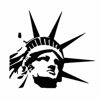 N466 # Araba Sticker özgürlük Heykeli Amerika New York ABD Vinil Çıkartması Araba Aksesuarları Pegatinas Para Coche DIY Araba Styling