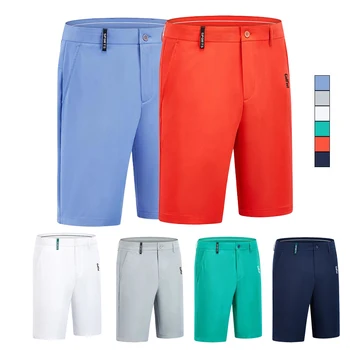 Golfçü Golf Spor Şort Erkekler Soğutma Rahat Golf Şort Erkek Nefes Spor Düz Pantolon Yaz Hızlı Kuru Giyim 2XS-3XL
