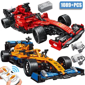 Teknik Uzman McLarened Formula 1 Yarış Araba Modeli Yapı Taşları Uzaktan Kumanda F1 Supercar Tuğla Oyuncaklar Çocuklar Yetişkinler İçin