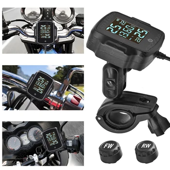 Motosiklet Tpms lastik basıncı Sensörü İzleme Sistemi Motor Basınç Doğrulayıcı Su Geçirmez Bmw F16 Şarj USB 3.0 Aracı