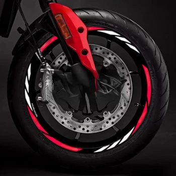 17 İnç yüksek kaliteli motosiklet tekerleği Etiket şerit Yansıtıcı Jant FİT DUCATİ Hypernotard 950 İçin