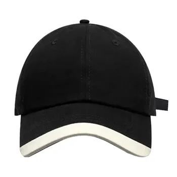 Erkek Retro geniş şapka gölge moda renk kişilik kap beyzbol şapkası boş beyzbol şapkası s