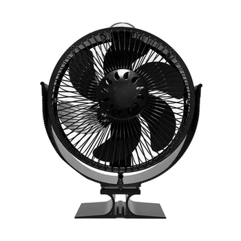 Odun sobası R9UF için dayanıklı ve pratik ısı dağıtım fanı ısı ile çalışan soba fanı