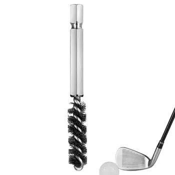 Golf Kulüpleri Kafa Hortum Fırça Golf Kulübü Fırça Tel Fırça Temizleme Aracı Elektrikli Matkap Tel Fırça Demir Ve Ahşap İçin