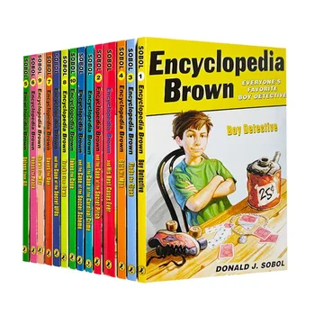 14 Kitap/Set Ansiklopedisi Kahverengi çocuk Bölüm Roman Komik Resim Çocuklar Okuma Hikaye Kurgu Çocuk Kitapları Livros