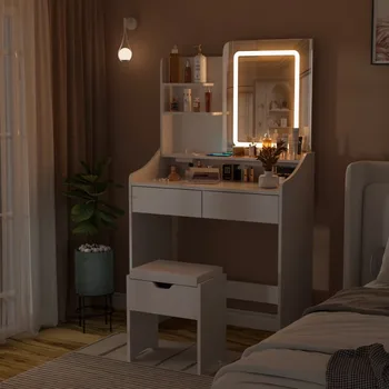Panel Mobilya Sınır Ötesi Kaynağı Amazon Yatak Odası Dresser makyaj masası Basit Fabrika Toptan
