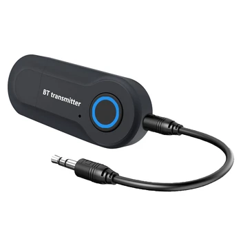 Bluetooth 5.0 Adaptörü Kablosuz Ses Bluetooth Verici Alıcı için PC/TV/Araba 3.5 mm AUX Müzik RX Gönderen Adaptador