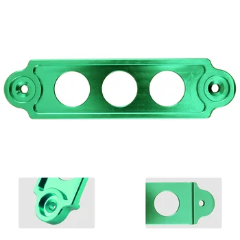 Alüminyum Araba Kravat Araba Yarışı Braketi Araba Modifiye Sabitleme Braketi Toka (Yeşil )