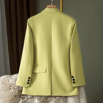 Takım elbise Ceket kadın İlkbahar Sonbahar Yeni Moda Mizaç Gevşek Blazers Kadınlar için Şık Zarif Kadın Ceket Ofis Bayan Giyim