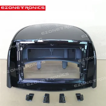 2-1Din araç DVD oynatıcı Çerçeve Ses Montaj Adaptörü Dash Trim Kitleri Facia Paneli 9 inç Renault Koleos 2007-2016 İçin Radyo Çalar