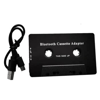 Evrensel Kaset Bluetooth 5.0 Ses Araba Teyp Aux Stereo Adaptör Telefon için Mic ile MP3 AUX Kablosu CD Çalar