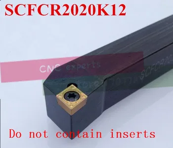 SCFCR2020K12 20 * 20mm Metal Torna Kesme Aletleri Torna Makinesi CNC Torna dış torna Takım Tutucu S Tipi SCFCR / L