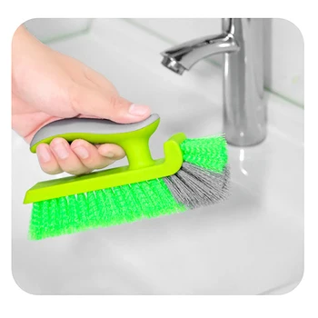 Çok fonksiyonlu Temizleme Fırçası Köşe Scrubber Fırça Aracı Küvet karo zemin Scrubber Fırçalar Çok Fonksiyonlu Boşluk Fırçası
