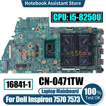 16841-1 Dell Inspiron 7570 7573 Laptop Anakart CN-0471TW SR3LB ı5-8250U Dizüstü Anakart Test