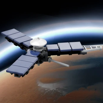 MOC-102898 Uzay Roket Probu Juno [1:110] Tuğla Yapay Uydu Evren Keşif Aracı Yapı Taşı Çocuk Oyuncak
