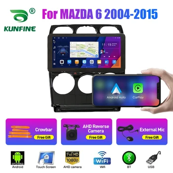 10.33 İnç Araba Radyo MAZDA 6 2004-2015 İçin 2Din Android Octa Çekirdek Araba Stereo DVD GPS Navigasyon Oynatıcı QLED Ekran Carplay