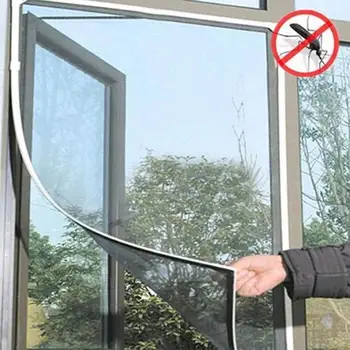 Görünmez toz geçirmez sivrisinek teli yaz görünmez makale ağ DIY kendinden yapışkanlı pencere