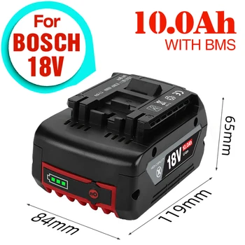 BOSCH için Otantik 18V BAT609 BAT610 Bosch 18V İçin Profesyonel 18V li - ion pil Matkap Pil GBA18V GSR18V BAT618 BAT619
