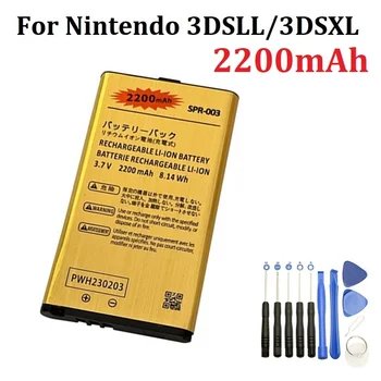 Nintendo 3DSLL 3DSXL 3DS LL/XL için araçlar ile 3.7 v 2200mah SPR-003 SPR003 şarj edilebilir Li-ion pil