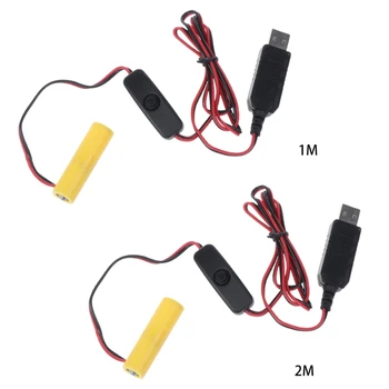 USB Güç Kaynağı Kablosu ile Değiştirin 1 AA Pil AA Pil Adaptörü