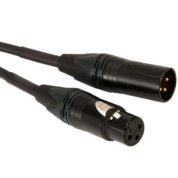 xlr erkek ve dişi dengeli kablo stüdyo / hareketli bobin mikrofon kullanımı orijinal canare l-4e6s el yapımı nötr altın kaplama fiş