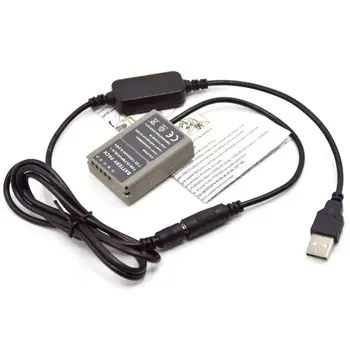 DC kablo USB BLN-1 Kukla Pil PS-BLN1 Çoğaltıcı Olympus OM-D E - M5 II 2 E-M1 KALEM E-P5 Kamera