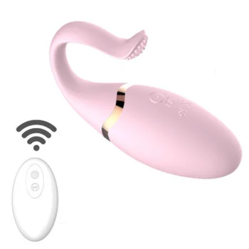Dilsiz 10 Hızları G Noktası Kegal Topu Vibratör Vajina Uzaktan Kumanda Silikon Yumurta Vibratör Sıkı Egzersiz Seks Oyuncak Kadınlar için Seks Shop