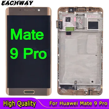 Huawei Mate 9 Pro için LCD ekran dokunmatik ekranlı sayısallaştırıcı grup İçin Çerçeve Değiştirme İle 5.5 