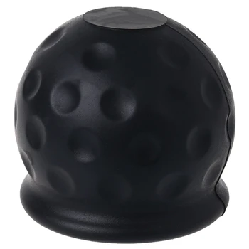 Evrensel 50mm Römork Topu Kapağı Siyah Plastik Çekme Hitch Kapak Çekme Araba Çekme Çubuğu Araçlar