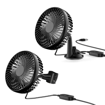 USB masa fanı, Küçük Ama Güçlü, Taşınabilir Sessiz 3 Hız Rüzgar Masaüstü Soğutma Fanı, 360 Derece Dönen Fan