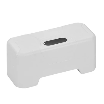 Beyaz Tuvalet Yıkama Düğmesi Tuvalet Akıllı Sensör Sifon Harici Kızılötesi Gömme Akıllı Tuvalet Yıkama Sensörü