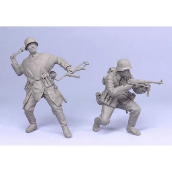 1/35 Reçine Şekil Montaj model seti Geçmişi Mini Askeri Tema Sahne Ordu Savaş Devlet Boya Kendinden Montajlı DIY Oyuncaklar