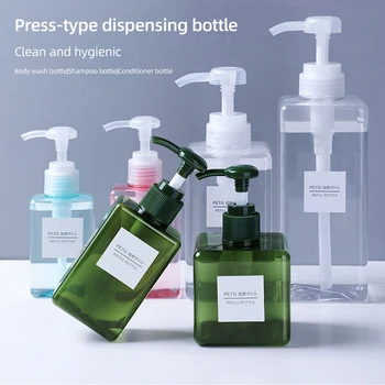 650ml Sıvı sabunluklar El Dezenfektanı Boş Şişe Taşınabilir Büyük kapasiteli Seyahat Boyutu Konteyner Alt şişe